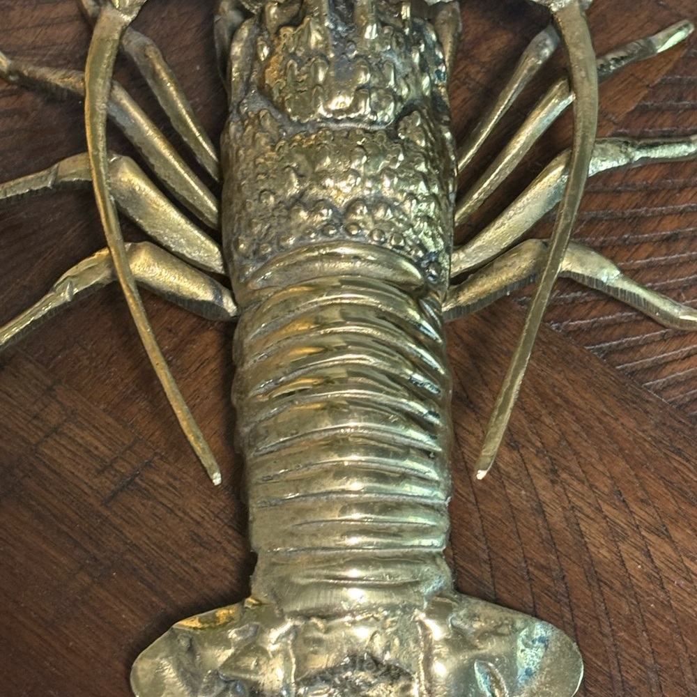 Mid century solid brass lobster - Picture 3 of 5